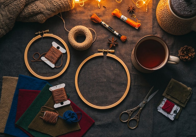 Komplet materiałów do haftu